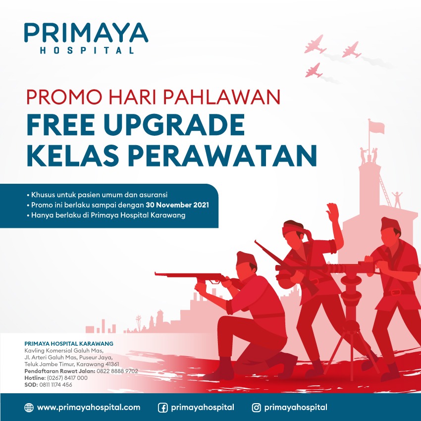 Promo Hari Pahlawan Free Upgrade Kelas Perawatan