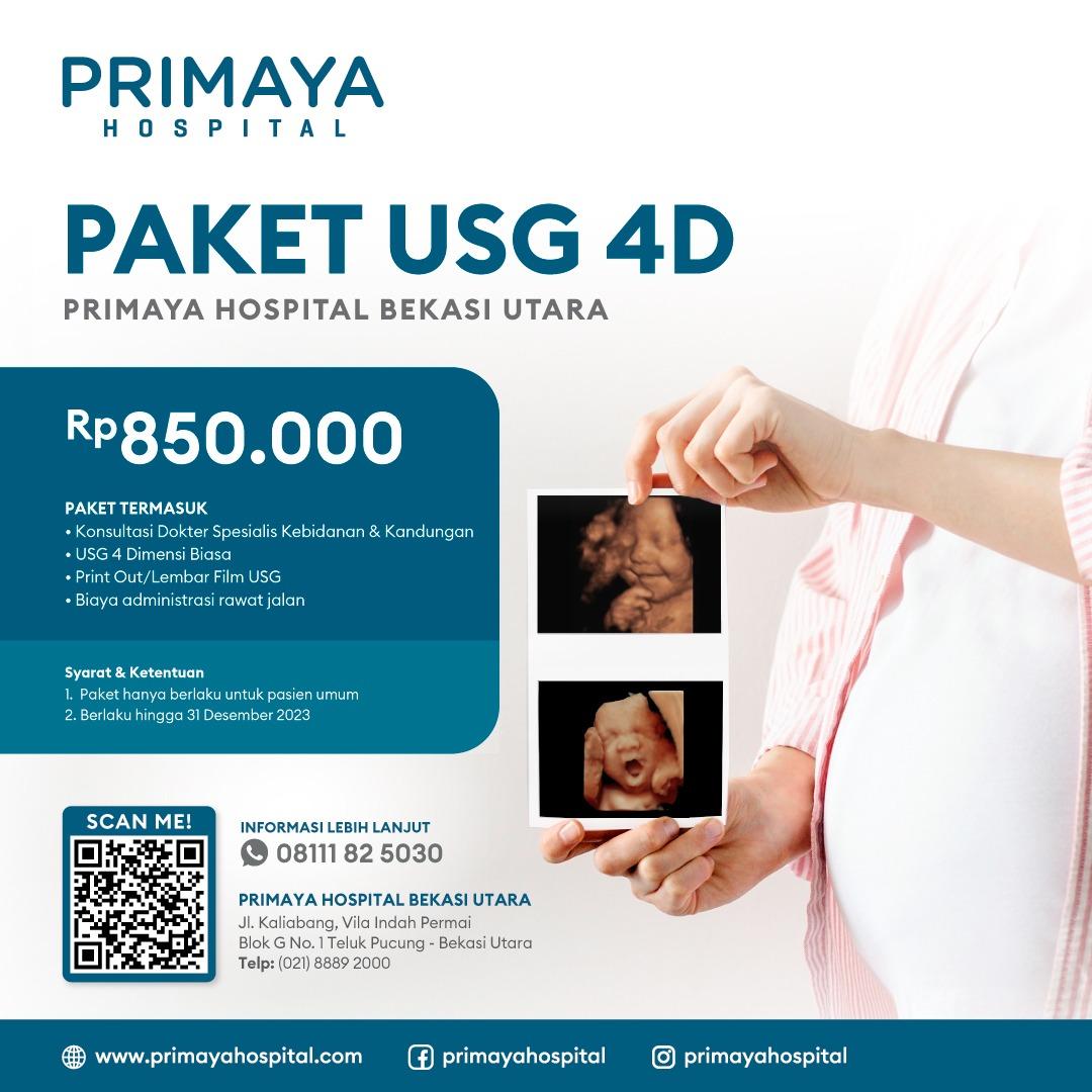 Paket USG 4D Primaya Hospital Bekasi Utara
