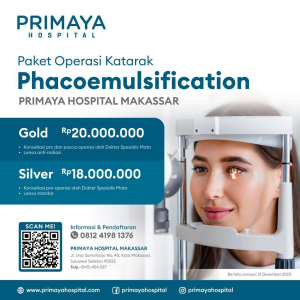 Paket Operasi Katarak Phacoemulsification - Primaya Hospital Makassar