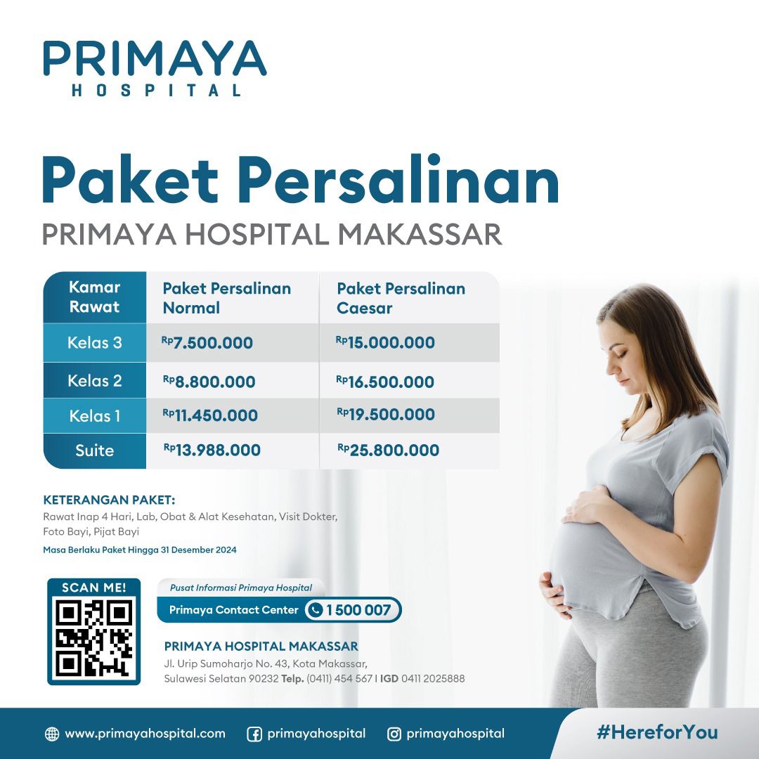 Paket Persalinan - Primaya Hospital Makassar
