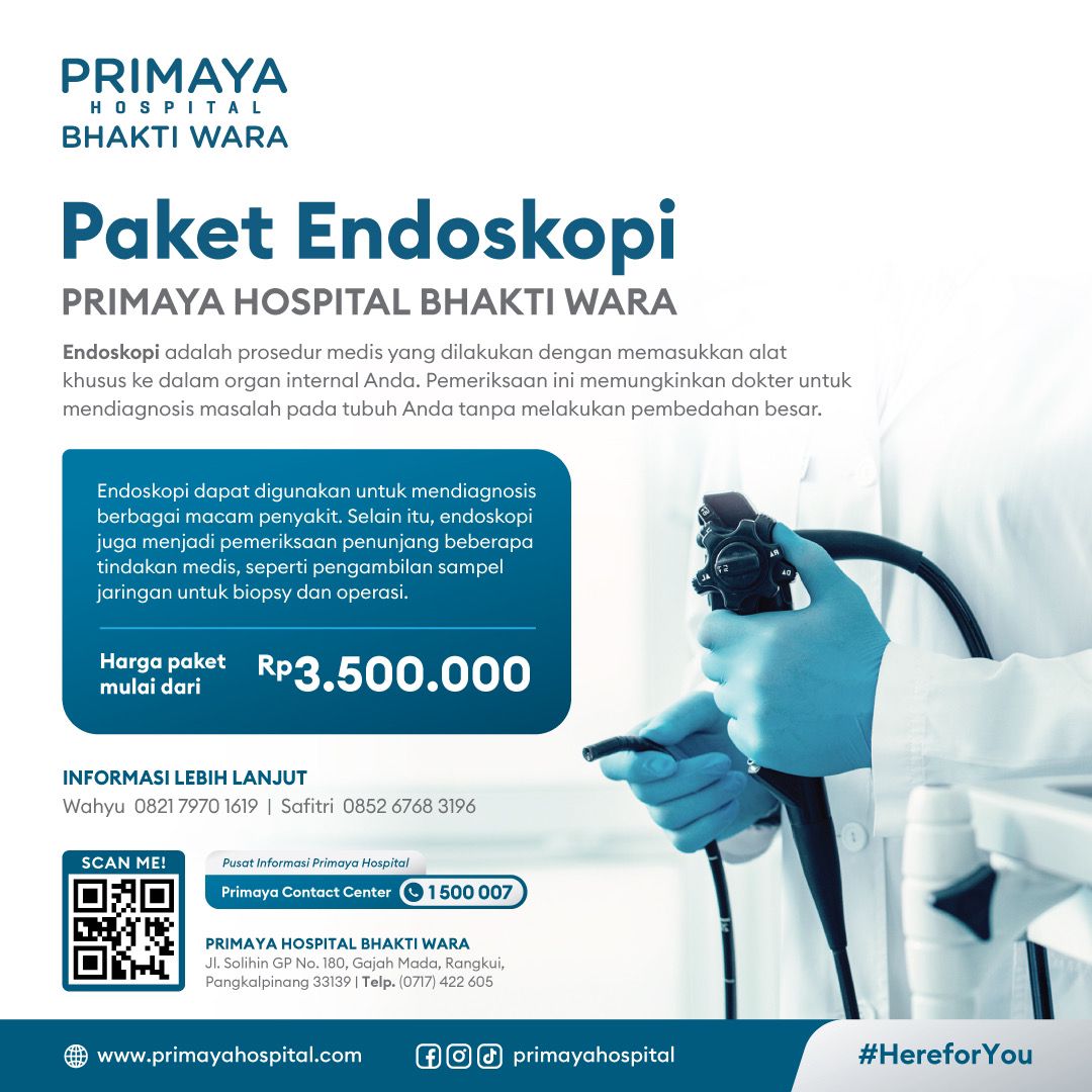 Paket Endoskopi - Primaya Hospital Bhakti Wara