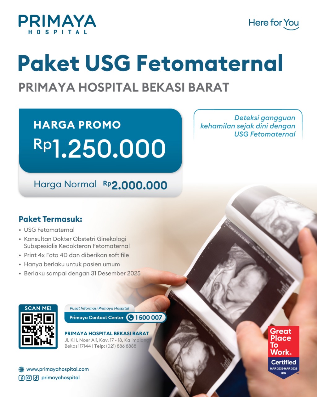 USG Fetomaternal di Bekasi Barat