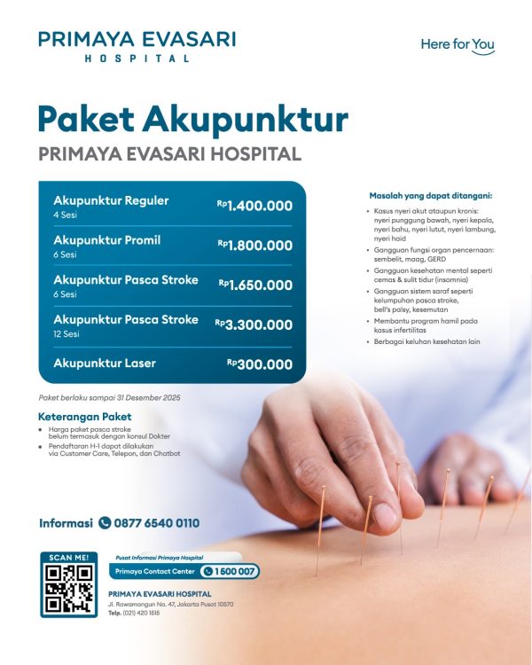 Paket akupunktur Jakarta