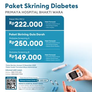 Paket Skrining Diabetes (Mini MCU) - Primaya Hospital Bhakti Wara