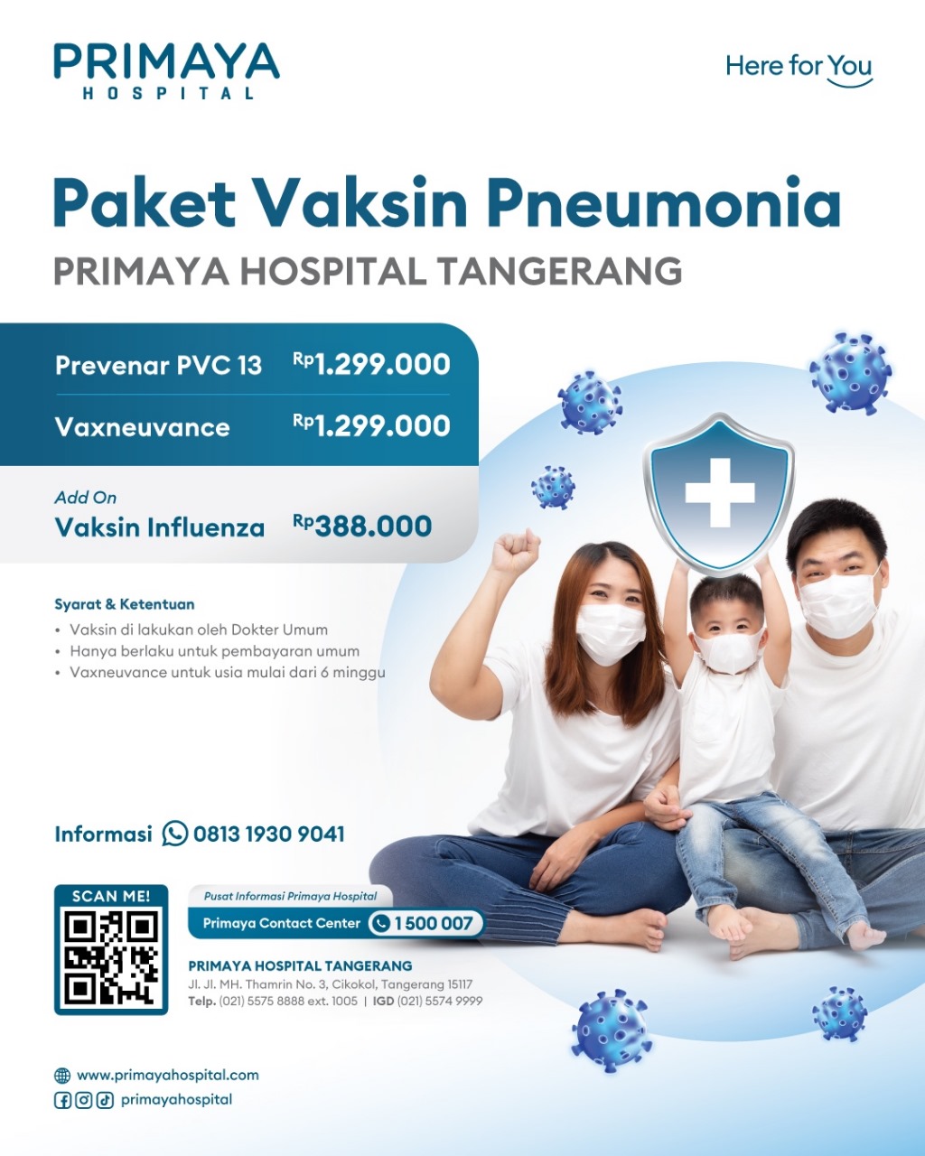 Vaksin Pneumonia Tangerang