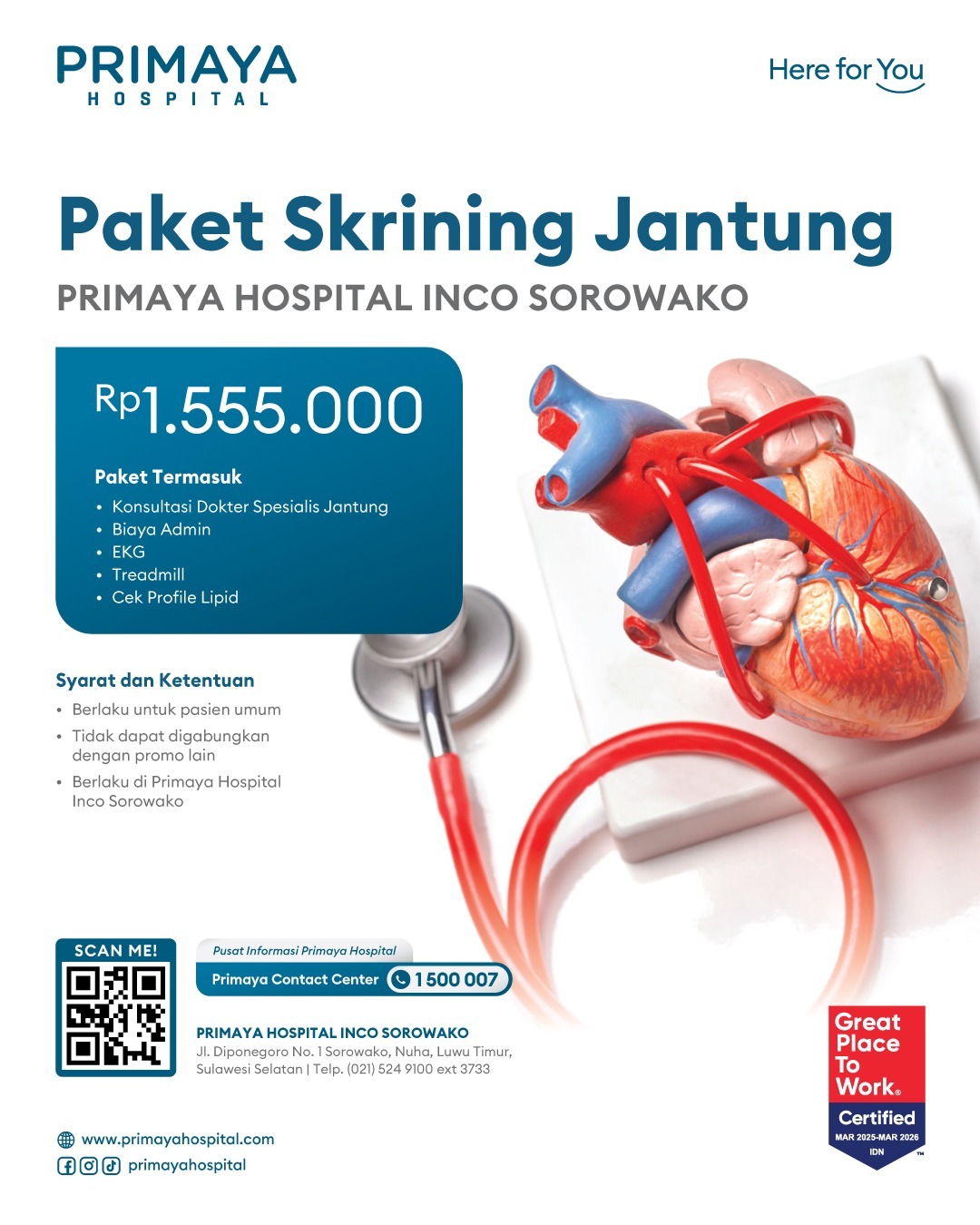 Skrining Jantung - Sorowako