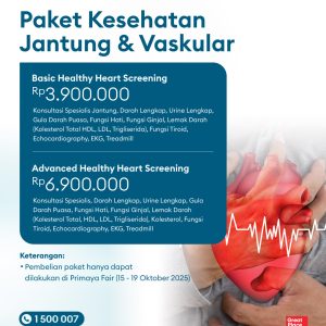Paket Kesehatan Jantung dan Vaskular - Primaya Fair