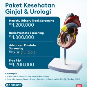 Paket Kesehatan Ginjal dan Urologi - Primaya Fair
