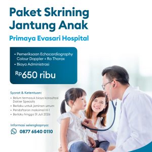 Skrining Jantung Anak - Evasari (Jakarta)