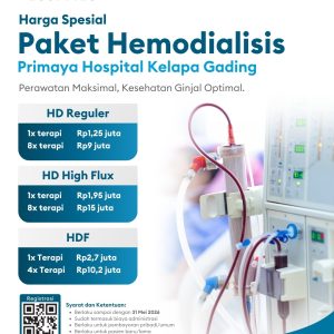 Paket Hemodialisis - Kelapa Gading