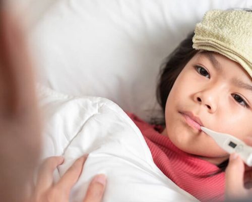 demam tinggi pada anak