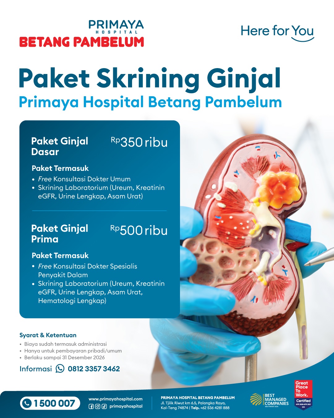 skrining ginjal betang pambelum