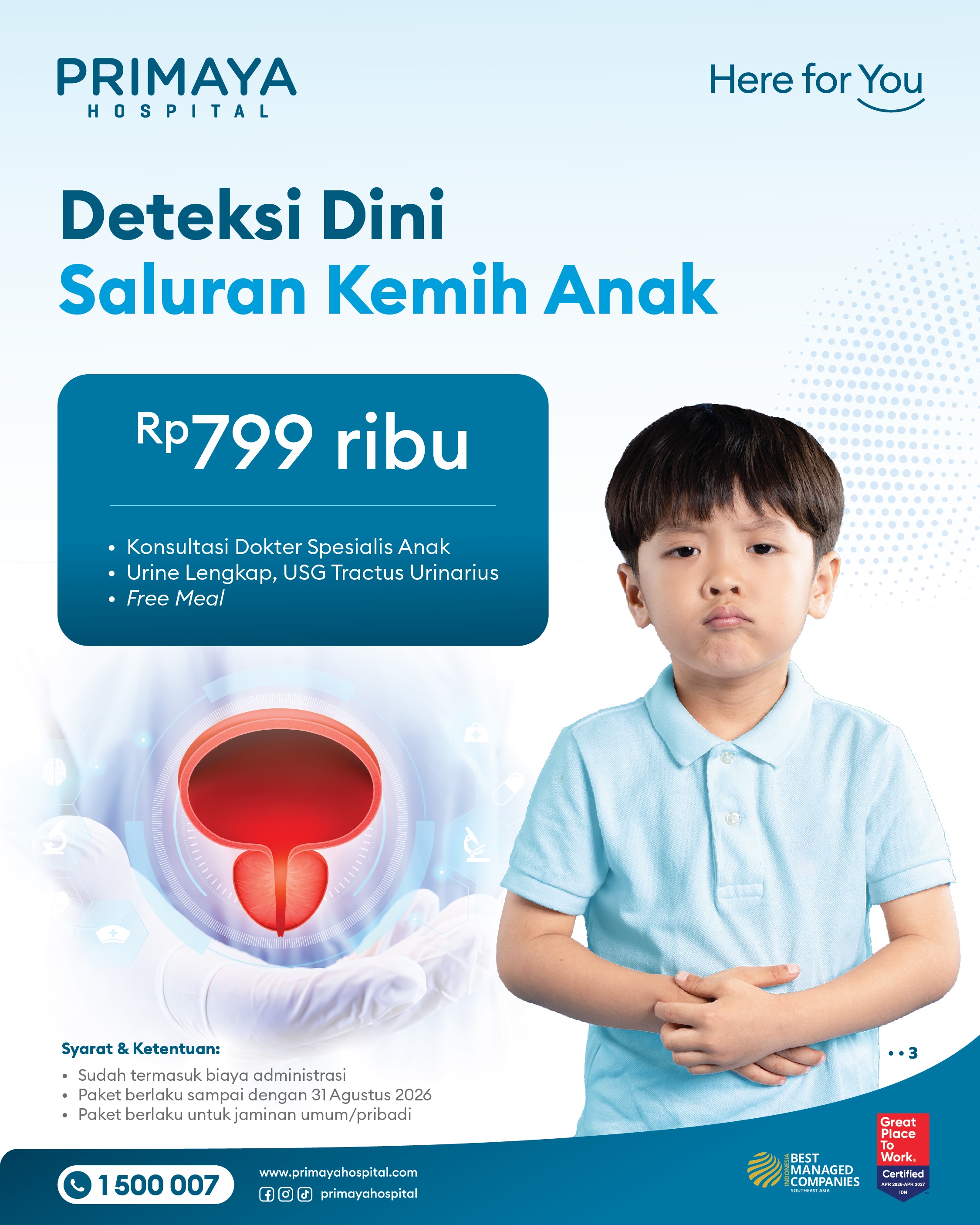 deteksi saluran kemih anak
